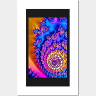 “Watercolor Fractal” Posters and Art